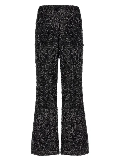 Le Twins Dark Green Flared Leg Pants