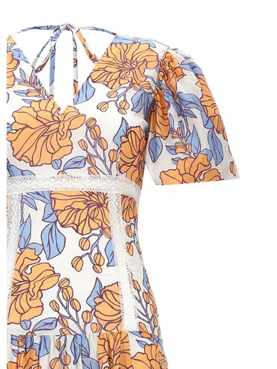 Le Twins Multicolor Rosellina Long Dress