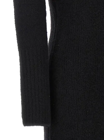 Loulou Studio Long Dress With Ribbed Texture And Slit