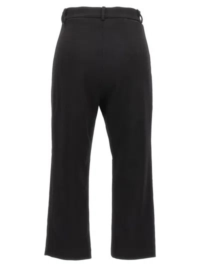 Magda Butrym High Waist Straight Leg Trousers With Belt Loops