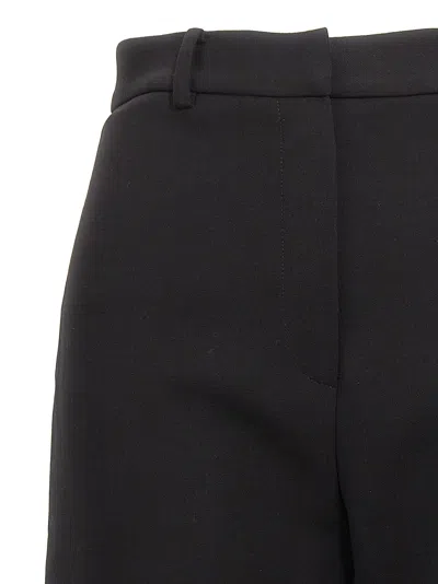 Magda Butrym High Waist Straight Leg Trousers With Belt Loops