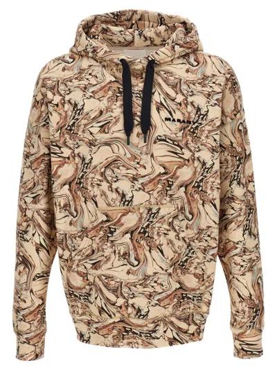 Isabel Marant Hooded Drawstring Sweater Printed Pattern