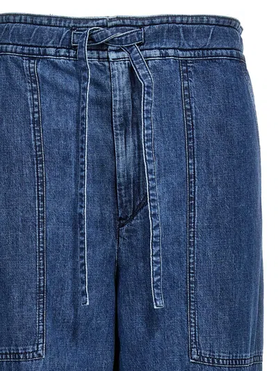 Isabel Marant Étoile Ivy Cargo Pants In Washed Effect Canvas Fabric