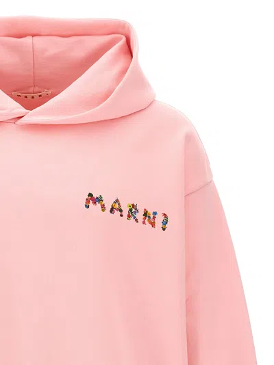 Shop Marni 'collage Bouquet' Hoodie