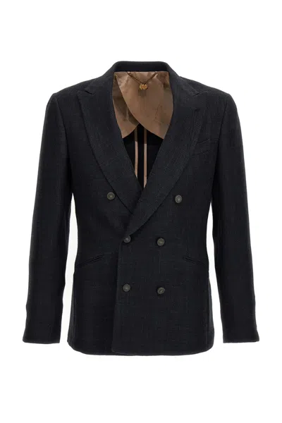 Maurizio Miri Grey Sam Blazer In Multi