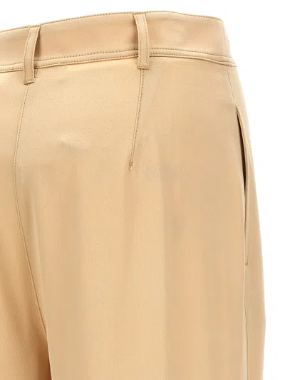 Michael Michael Kors Cargo Pants In Gold Triacetate Blend