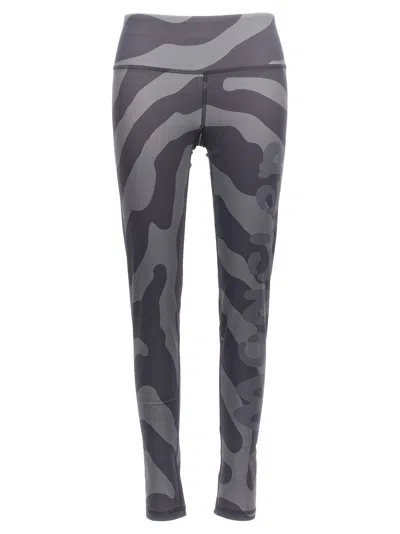 Moncler Genius Camouflage Print Activewear Leggings In Blue
