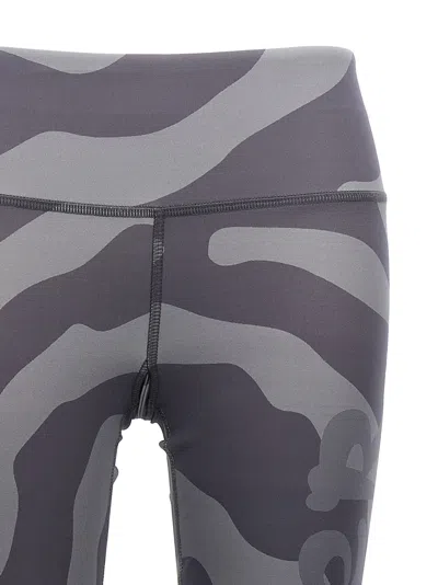 Moncler Genius Camouflage Print Activewear Leggings In Blue