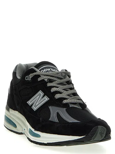 New Balance Mesh And Suede Sneakers With Reflective Accents