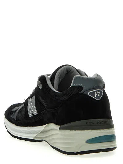 New Balance Mesh And Suede Sneakers With Reflective Accents