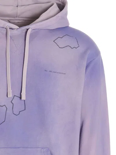 Objects Iv Life Printed Faded Effect Hoodie