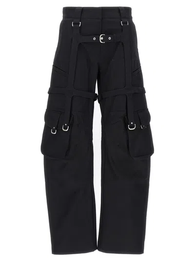 Off-white Cotton Cargo Trousers