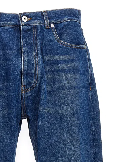 Off-white Indigo Blue Cotton Jeans