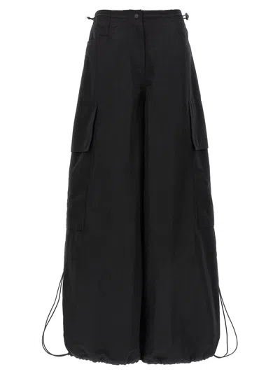 Palm Angels Wide-leg Nylon Parachute Pants With Adjustable Cuffs
