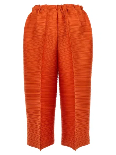 Issey Miyake Orange Thicker Bounce Pants
