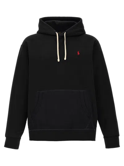 Polo Ralph Lauren Ralph Lauren Pullover Hoodie Black In Black