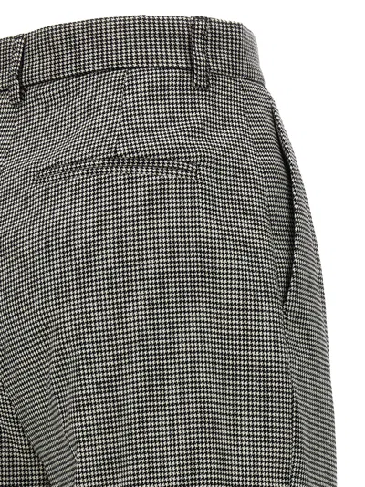 Rochas Puppytooth-pattern Virgin Wool Trousers