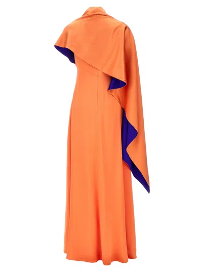 Roksanda 'pilar' Draped Floor-length Dress