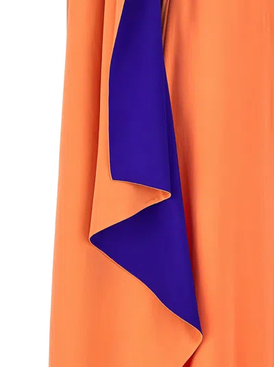 Roksanda 'pilar' Draped Floor-length Dress
