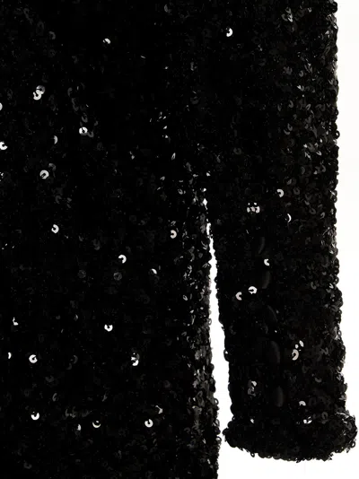 Rotate Birger Christensen Sequin Minidress Dresses Black