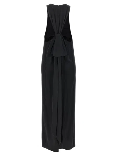 Saint Laurent Women Crepe Satin Dress