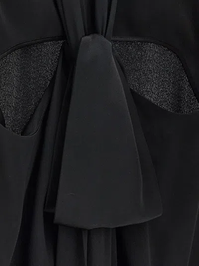 Saint Laurent Women Crepe Satin Dress