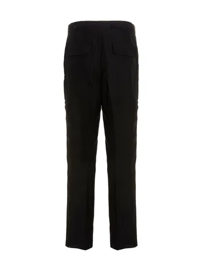 Sapio 'straight Leg' Woven Trousers With Belt Loops
