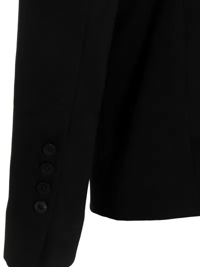 Sapio Lapel Detail Smoking Blazer With Flap Pockets
