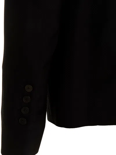 Sapio Jacquard Blazer Jacket Notched Lapel