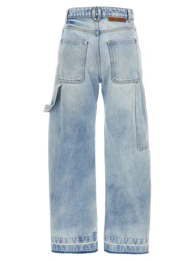 Stella Mccartney Denim Trousers Featuring Carpenter Loop