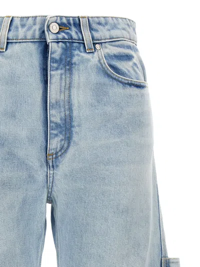 Stella Mccartney Denim Trousers Featuring Carpenter Loop