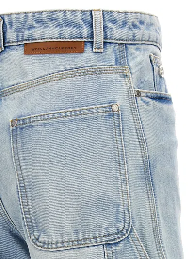 Stella Mccartney Denim Trousers Featuring Carpenter Loop