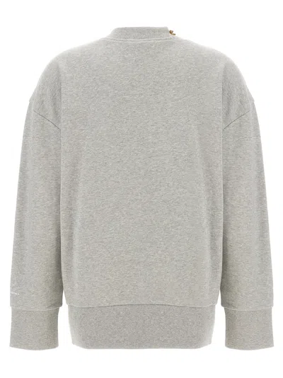 Stella Mccartney Crewneck Organic Cotton Sweatshirt With Chain.