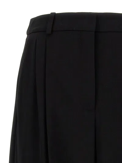 Stella Mccartney Cropped Tailored Pants With Double Front Pleats
