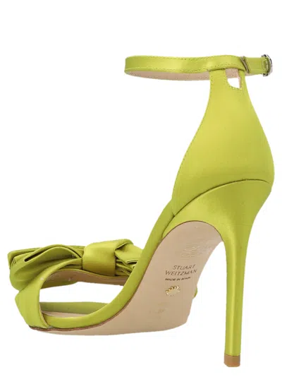 Stuart Weitzman Nudistcurve Loveknot 110mm Sandals