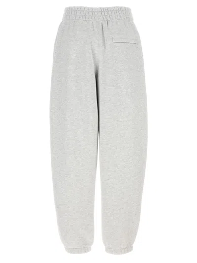 Alexander Wang T T By Alexander Wang Puff Logo Essential Terry Sweatpants