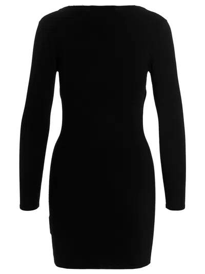 Alexander Wang T Black Twinset Hybrid Bikini Minidress