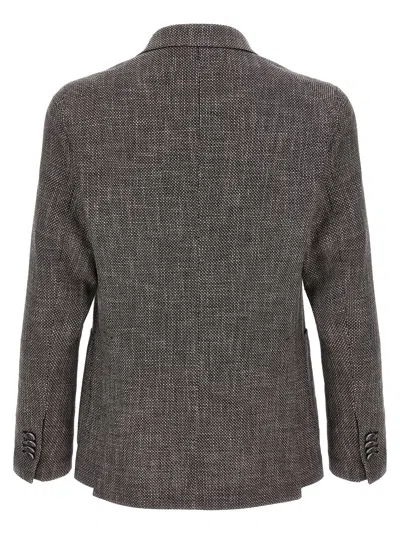 Tagliatore 'montecarlo' Blazer In Textured Fabric