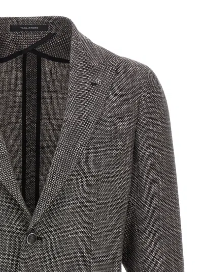 Tagliatore 'montecarlo' Blazer In Textured Fabric