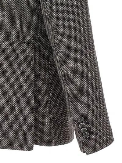 Tagliatore 'montecarlo' Blazer In Textured Fabric