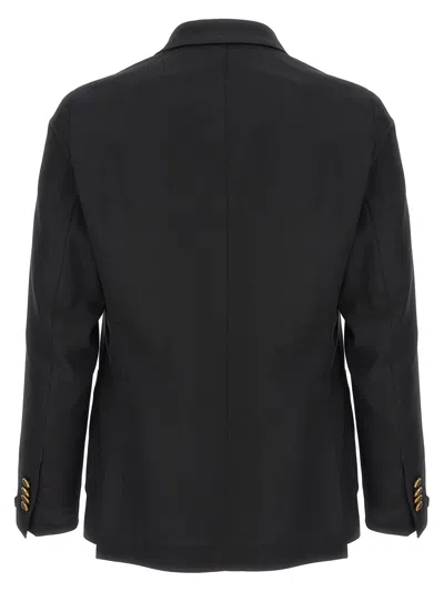 Tagliatore Blazer Doppiopetto In Lino Fiammato