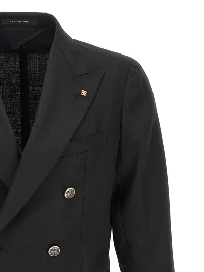 Tagliatore Blazer Doppiopetto In Lino Fiammato