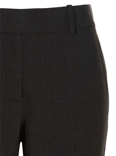 Theory Casual Pants With Waist And Loop Straps