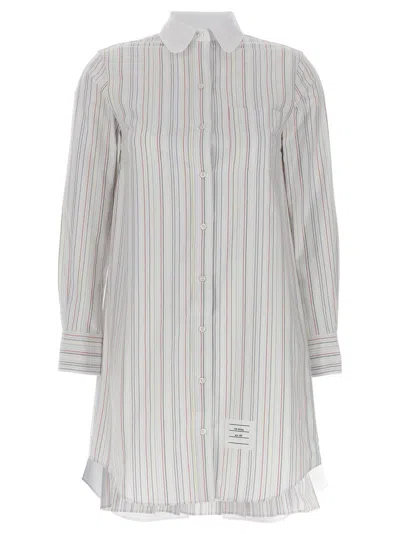 Thom Browne Multicolor Striped Shirt Dress