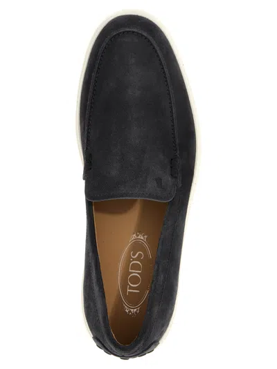 Tod's Logo-debossed Suede Loafers