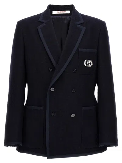 Shop Valentino Garavani  'v Logo Signature' Blazer