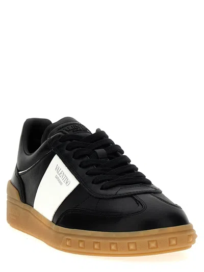 Valentino Low Top Upvillage Sneakers In Black