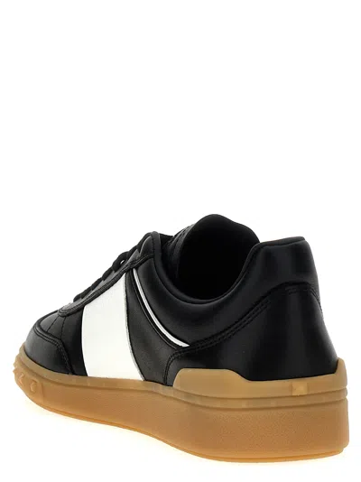 Valentino Low Top Upvillage Sneakers In Black