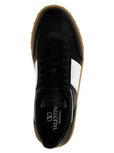 Valentino Low Top Upvillage Sneakers In Black