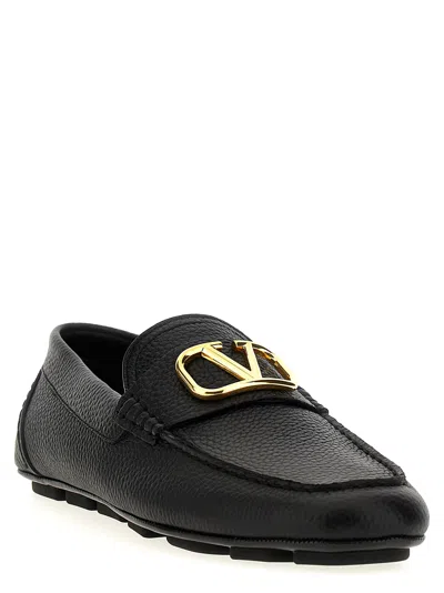 Shop Valentino Garavani  Garavani 'v Logo Signature' Loafers